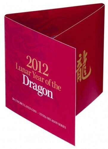 2012 50c Lunar Year of the Dragon