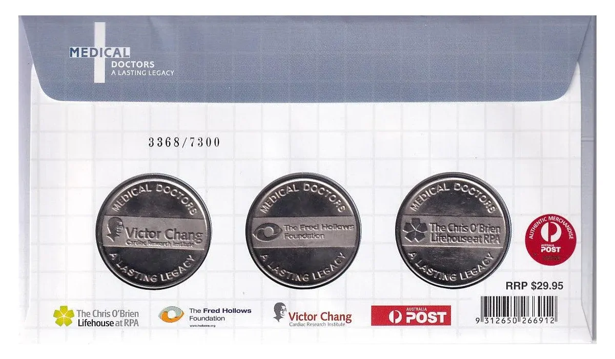 2012 Medical Doctors: A Lasting Legacy 3x Medallion PNC