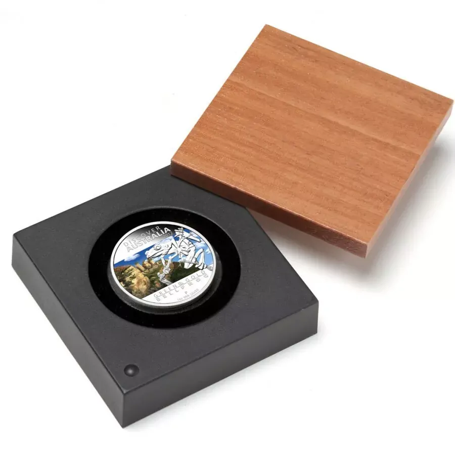 2012 Discover Australia Belfrog 1oz Silver Proof Coin