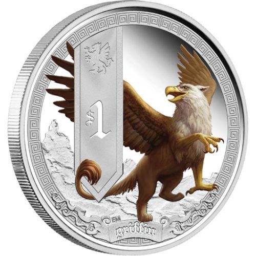 2013 Griffin 1oz Silver Proof Coin