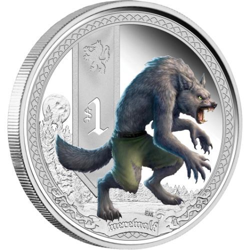 2013 Werewolf 1oz Silver Proof Coin