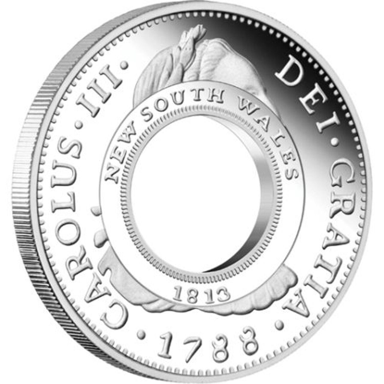 2013 1oz Holey Dollar & Dump - 200th Anniversary Silver Proof Coin Set