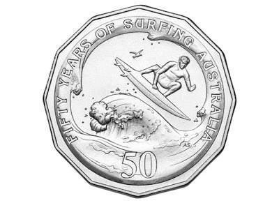 2013 - 50th Anniversary of Surfing Fifty Cents