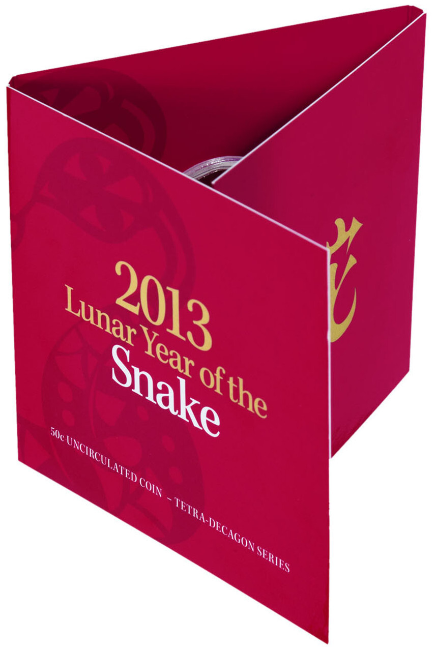 2013 50c Lunar Year of the Snake