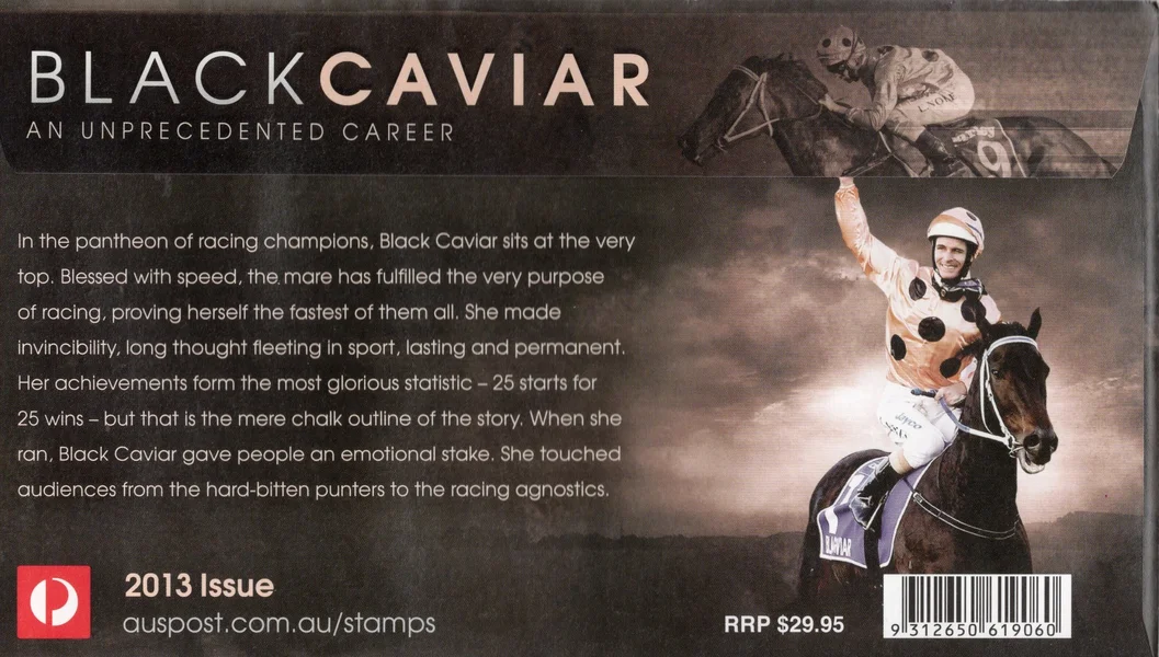 2013 Black Caviar - An Unprecedented Career Medallion PMC
