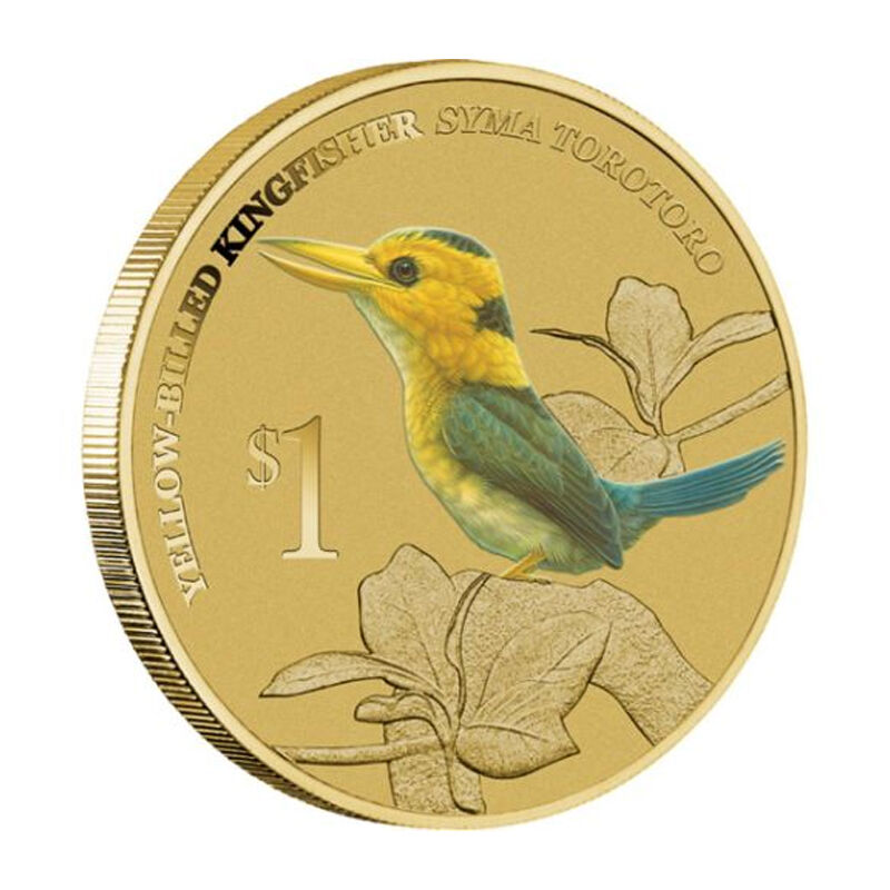 2013 $1 Australian Kingfishers - Yellow-Billed Kingfisher PNC