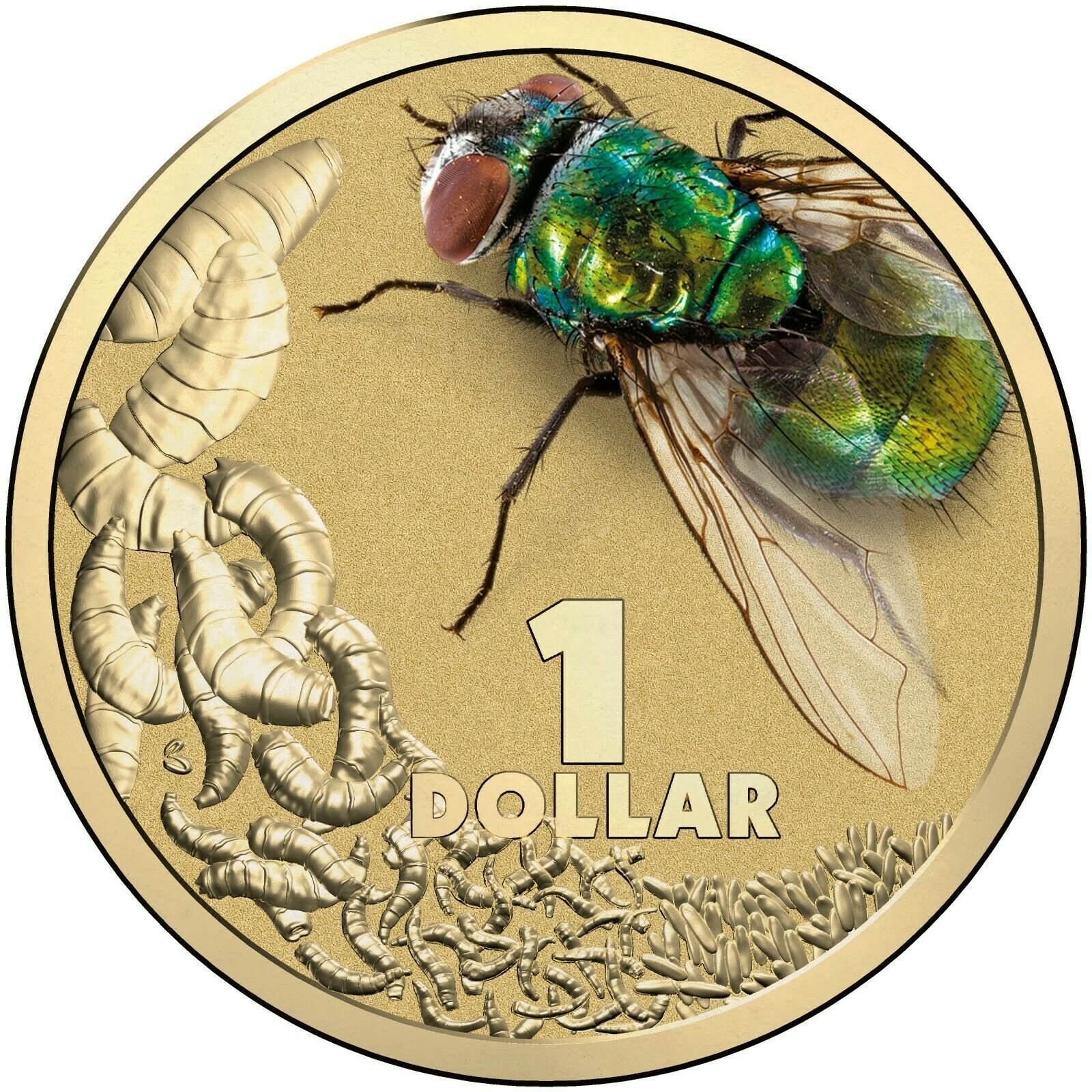 2014 $1 Bright Bugs Blow Fly