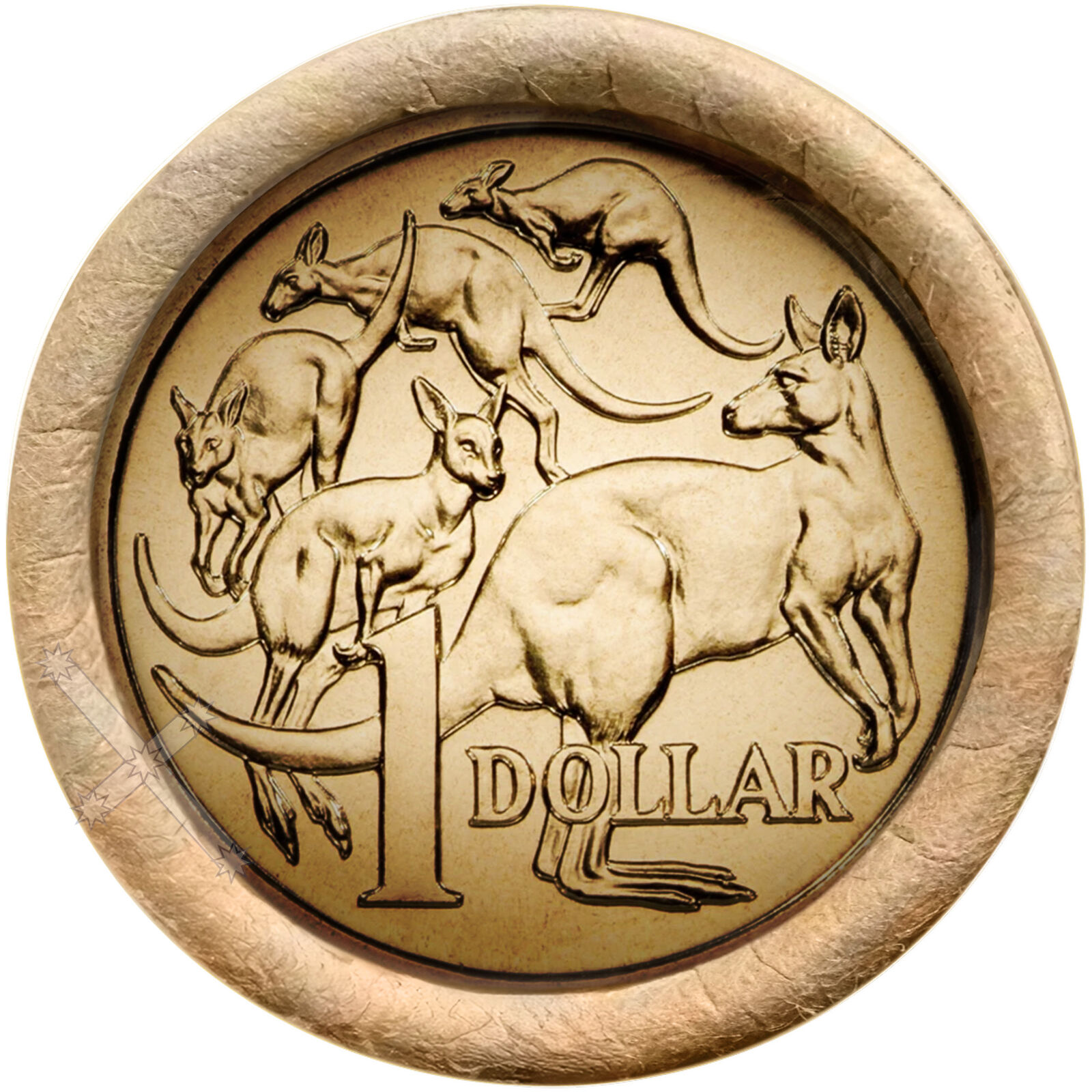 2014 $1 Mob of Roos RAM Roll
