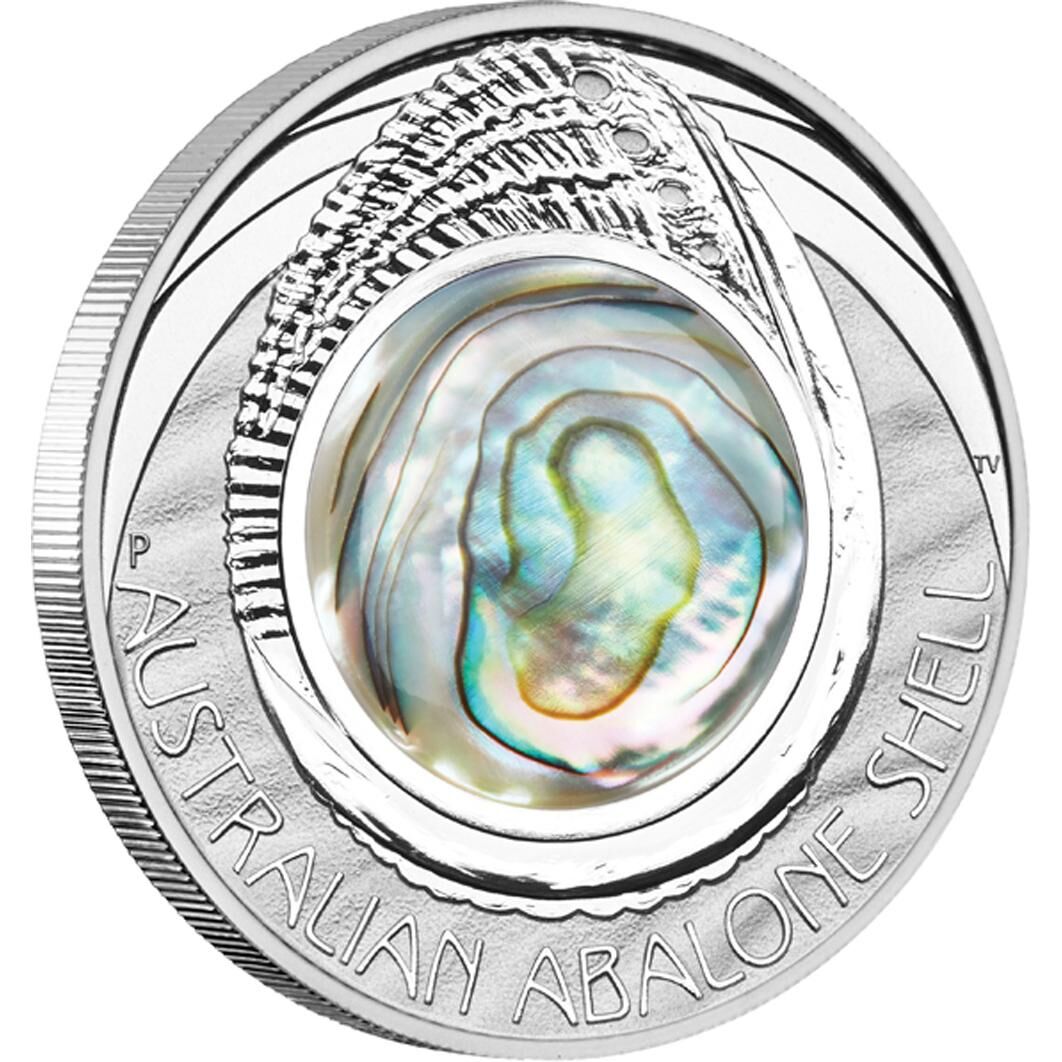 2014 1oz Australian Abalone Shell Silver Proof Coin