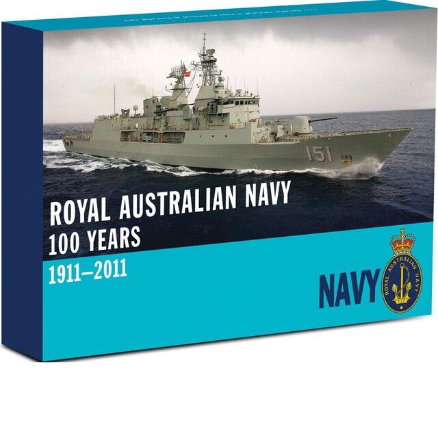 2014 1oz Royal Australian Navy Submarine - Silver Proof Coin & Badge Set