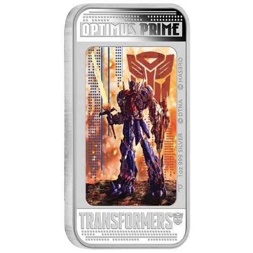 Transformers: Age of Extinction - Optimus Prime Lenticular Silver Proof Coin
