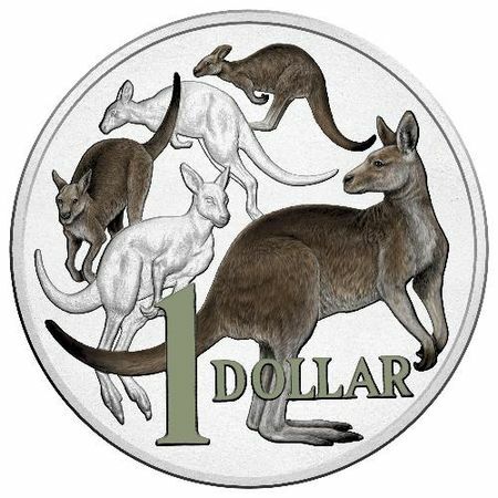 2014 - 30th anniversary of the $1 Coin One Dollar Coloured