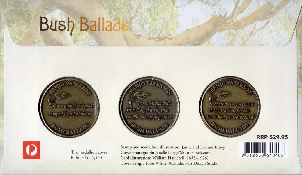 2014 Bush Ballards Banjo Patterson Medallion PMC