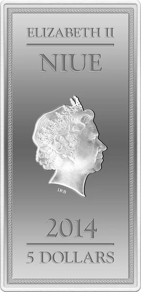 2014 2oz Silver Gods Of Olympus Aphrodite Silver Coin in Display