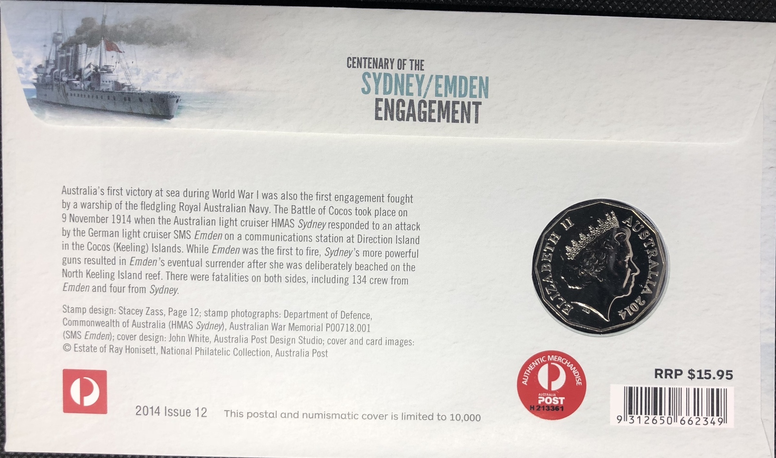 2014 PNC Centenary of the Sydney/Emden Engagement 