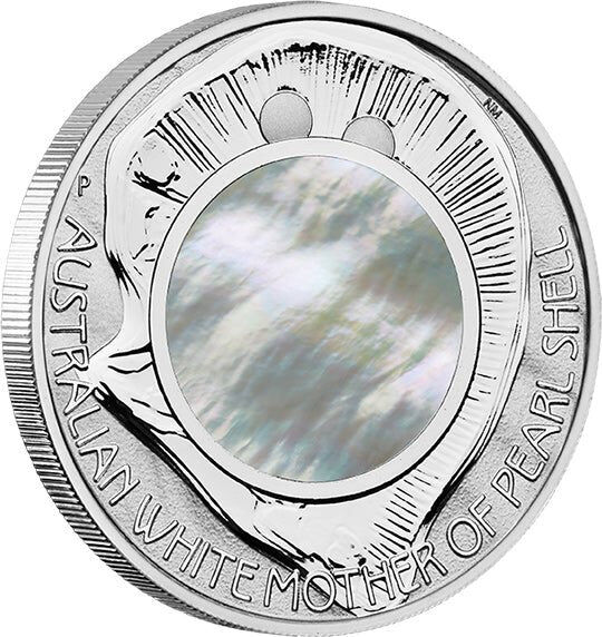 2015 1oz Australian Mother of Pearl Shell Silver Proof Coin