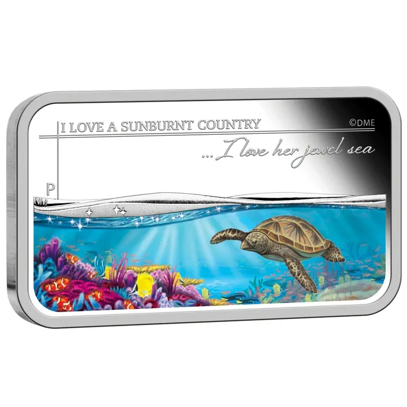 2015 1oz Sunburnt Country - Jewel Sea Silver Proof Coin