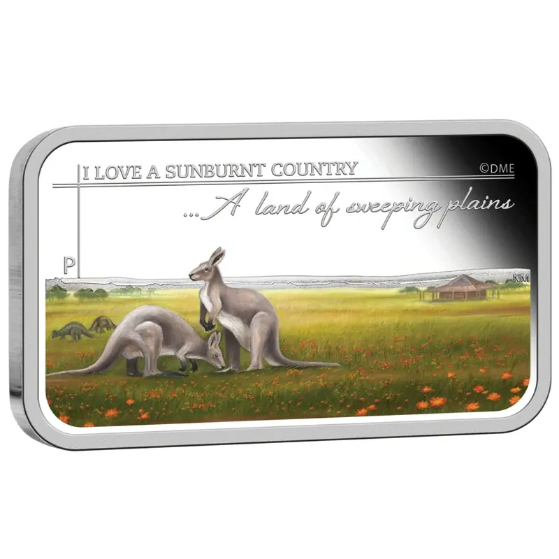 2015 1oz Sunburnt Country - Sweeping Plains Silver Proof Coin