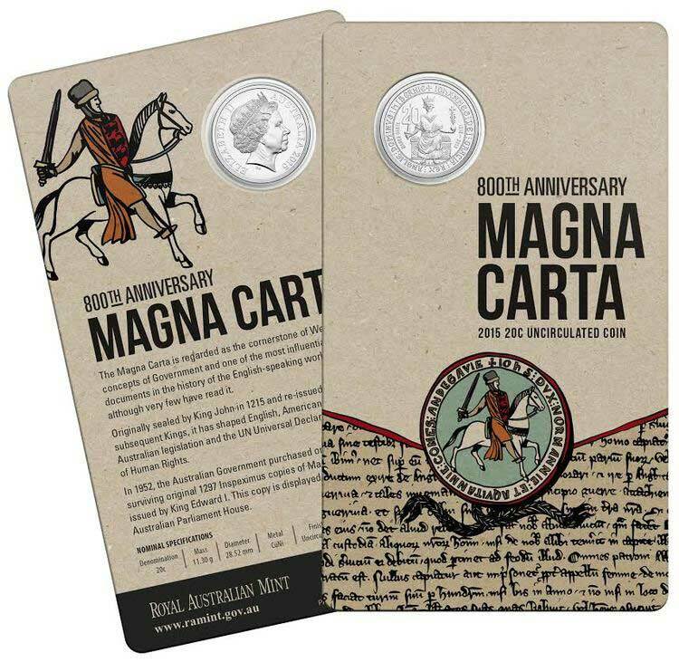 2015 20c 800 years of the Magna Carta