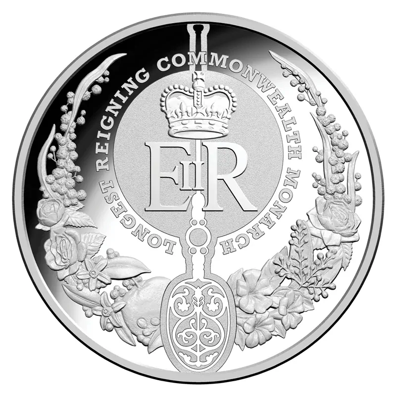 $5 2015 Longest Reigning Monarch Fine Silver Proof Coin