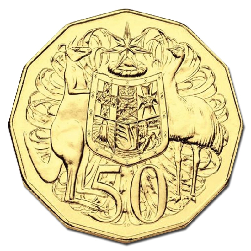 2015 50c Gold Plated 50th anniversary of the RAM 