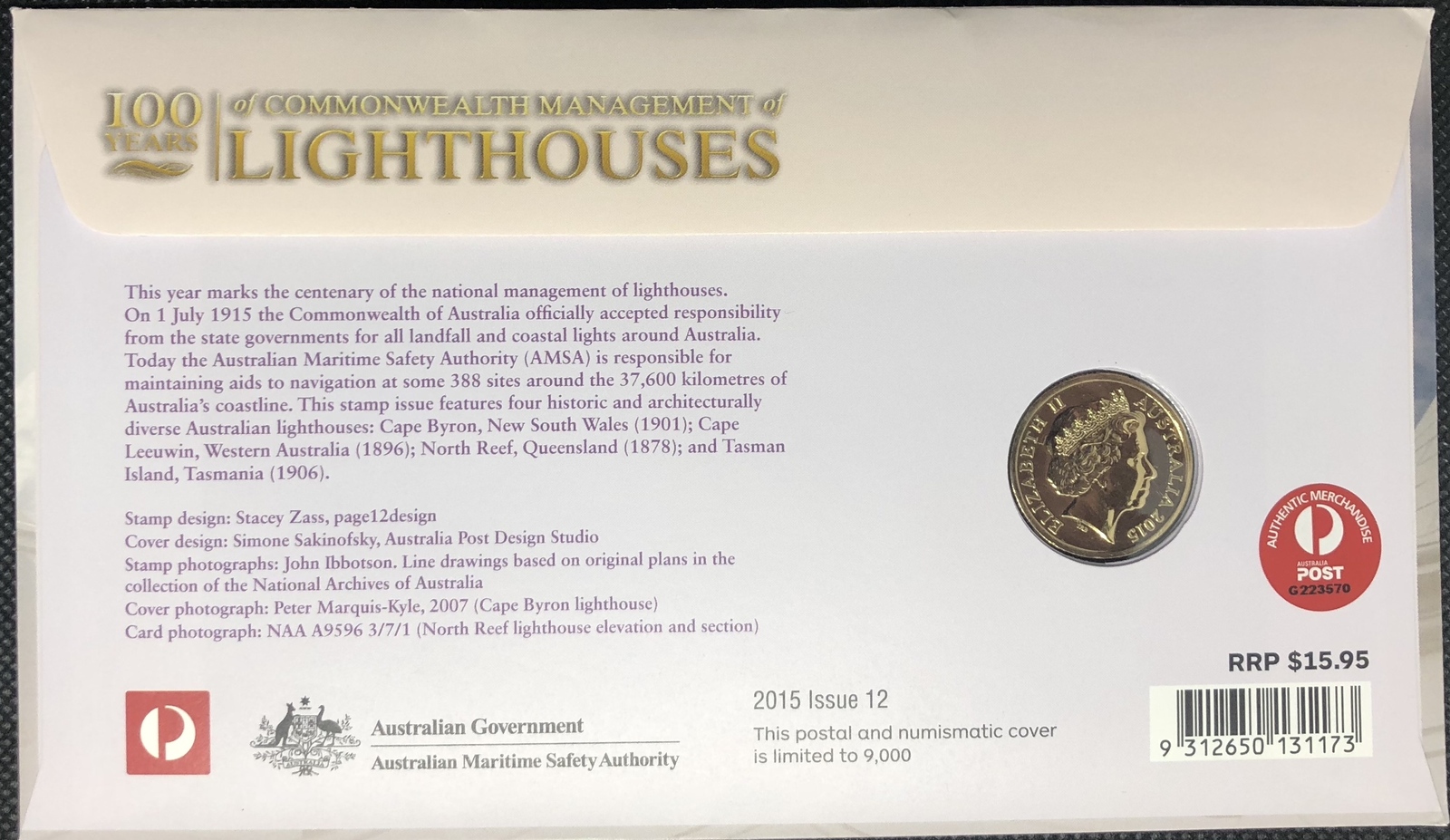 2015 PNC 100 Years of Commonwealth Management of Lighthouses 