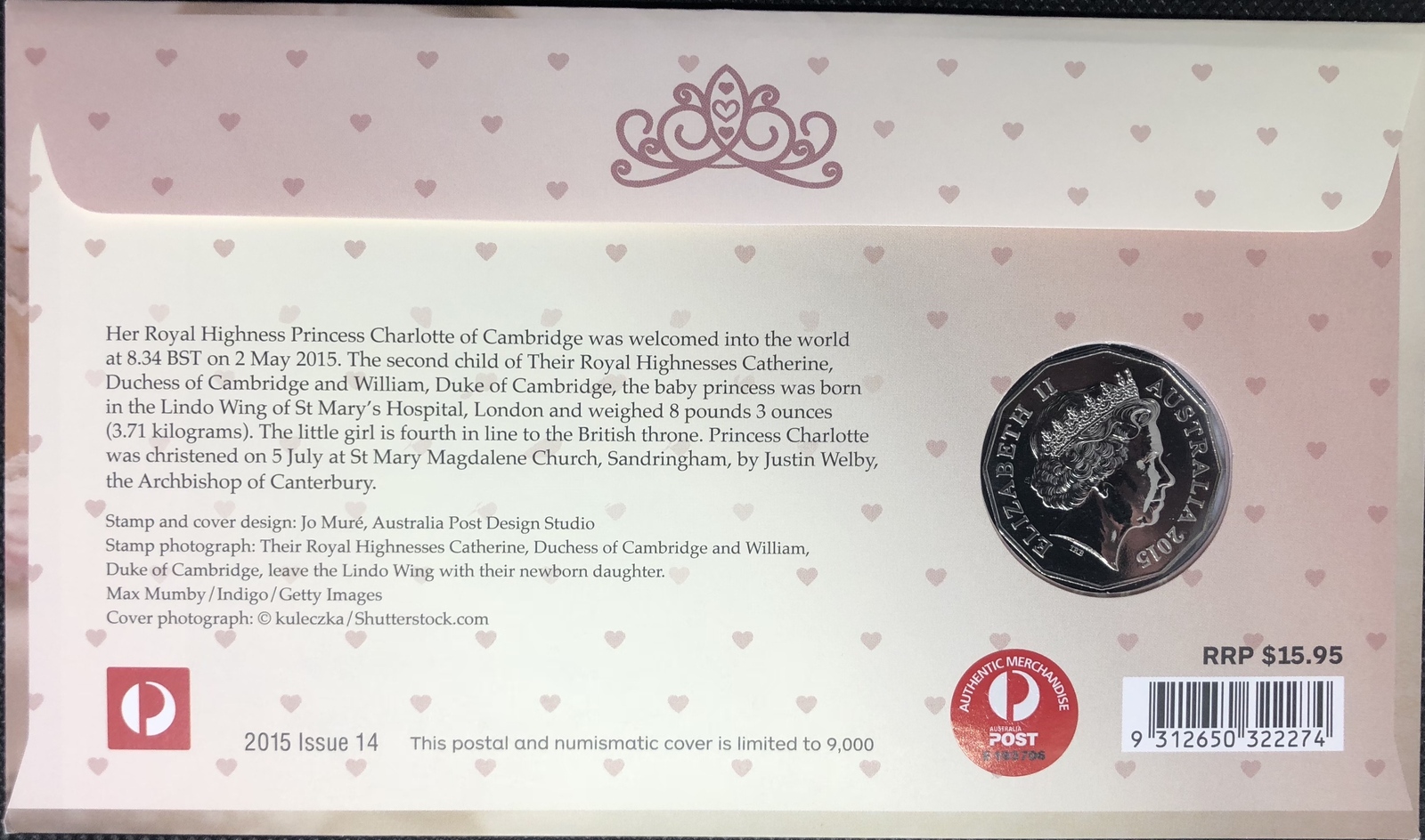 2015 PNC Welcome Princess Charlotte of Cambridge 