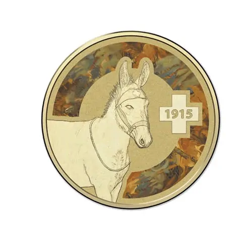 2015 $1 Unlikely Heroes - Murphy the Donkey PNC