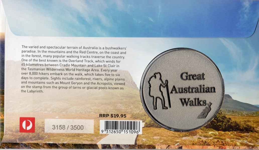 2015 Great Australian Walks Medallion in PNC