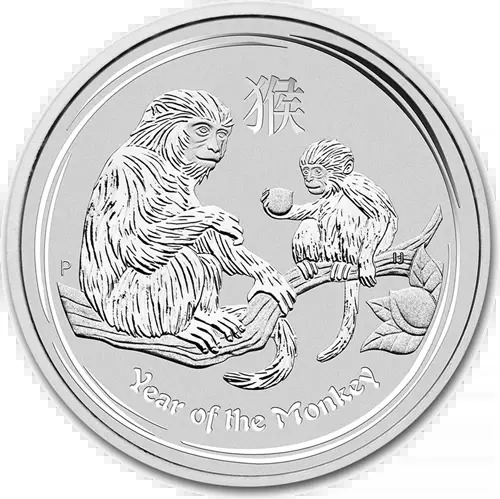 2016 1oz Year of the Monkey Silver Proof