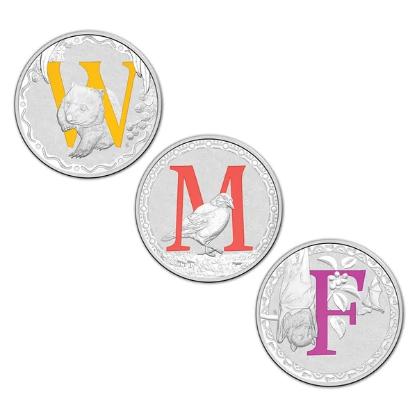 2016 $1 World Money Fair Berlin - Alphabet Collection Silver 3-Coin Set