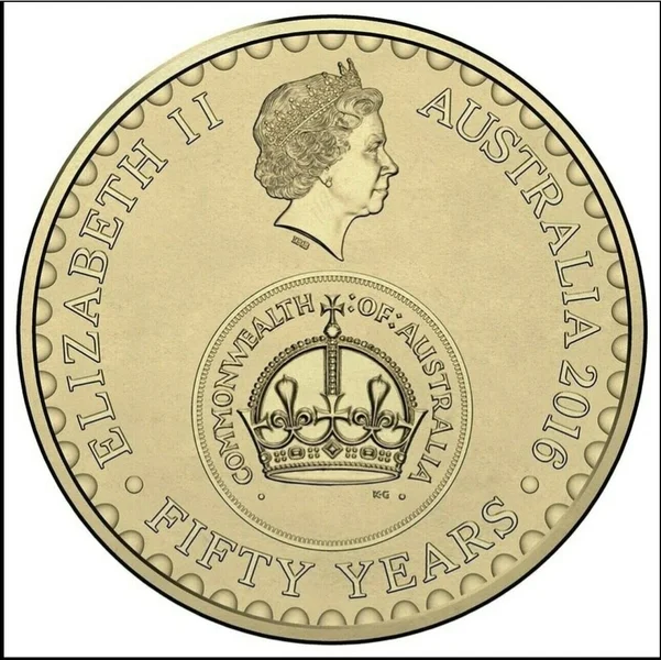 2016 $2 Changeover Uncirculated Coin in 2x2