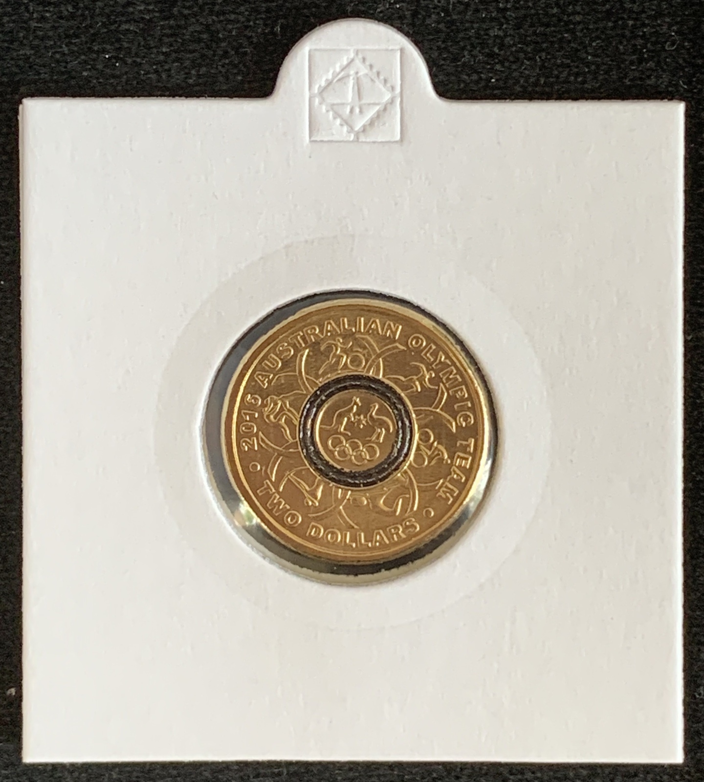 2016 - $2 Olympics Black Coloured Coin