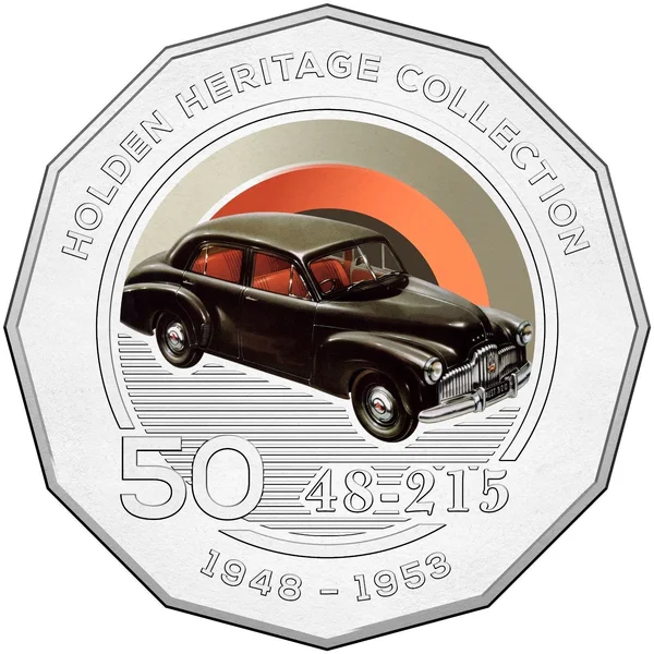 2016 50c 1948 Holden 48-215 (FX) in Folded Presentation Card