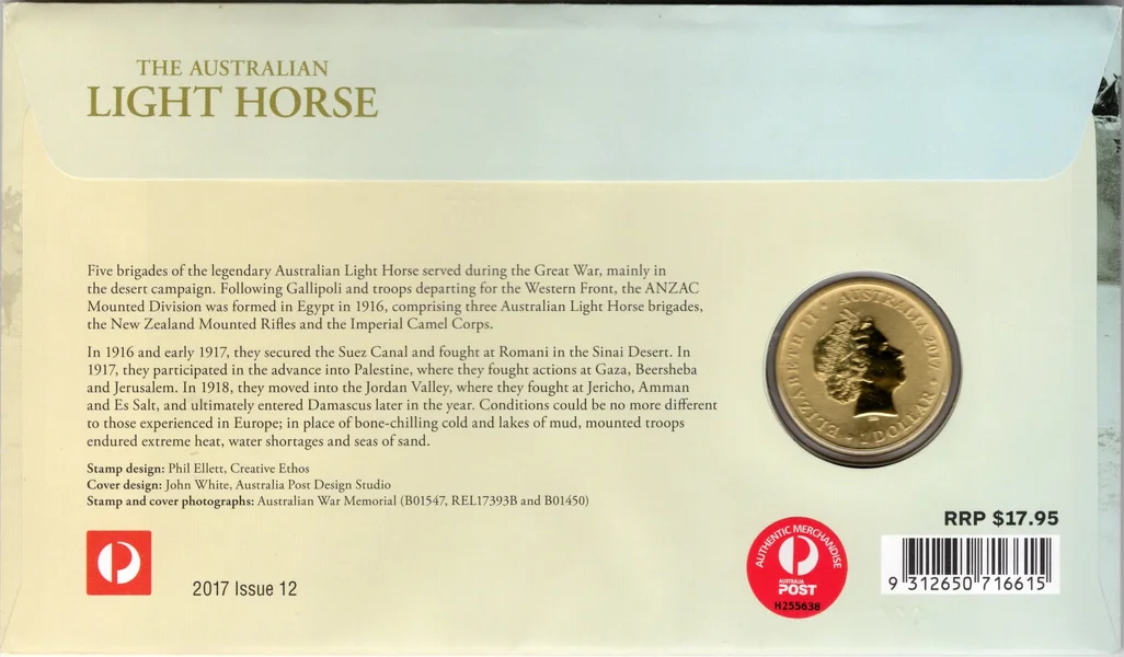 2017 $1 Australian Light Horse PNC (ANDA Brisbane 13-14 May)