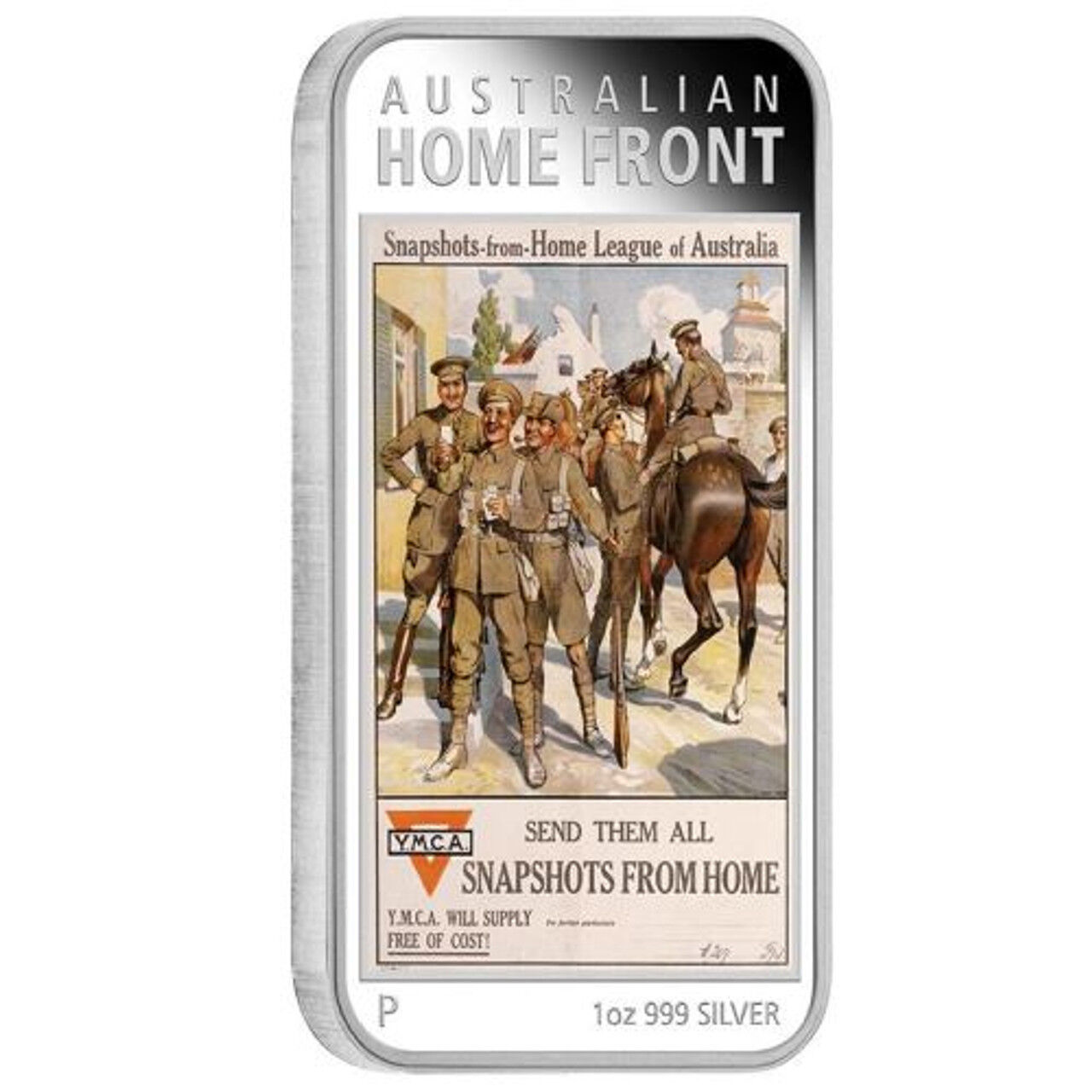 2017 1oz Australian Posters of WWI - Home League Silver Proof Coin