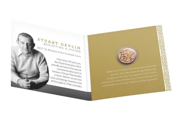 2017 2C BRONZE UNCIRCULATED COIN - STUART DEVLIN - REVISITING A VISION