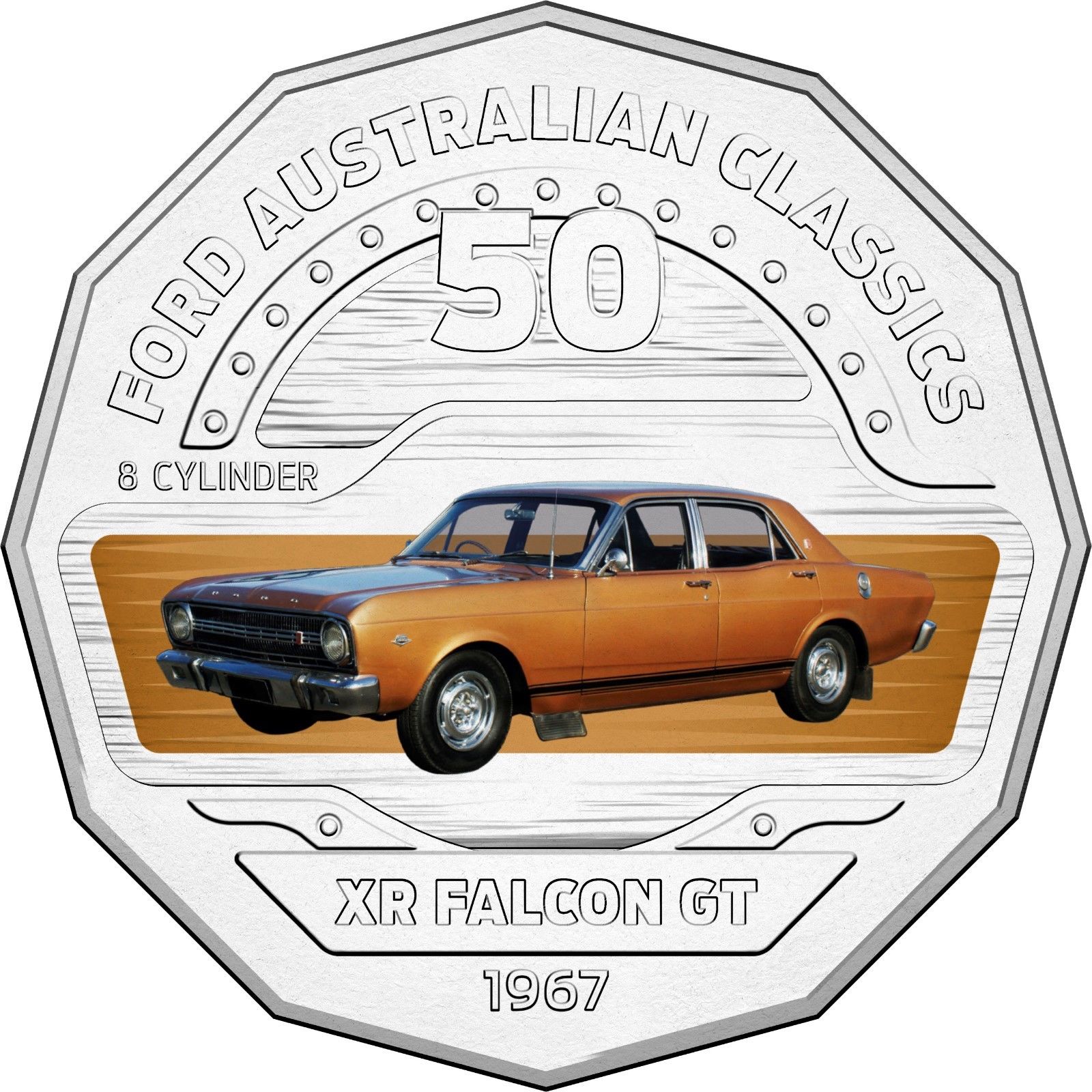 2017 50c Ford - 1967 XR Falcon GT