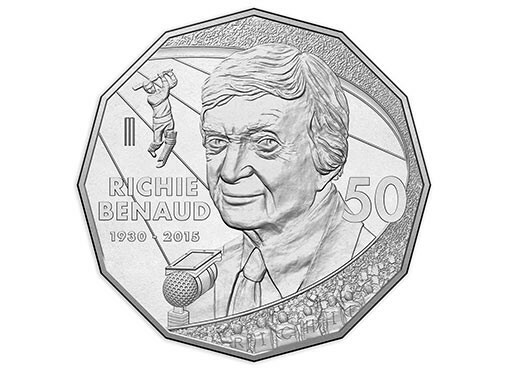2017 - Richie Benaud Fifty Cents