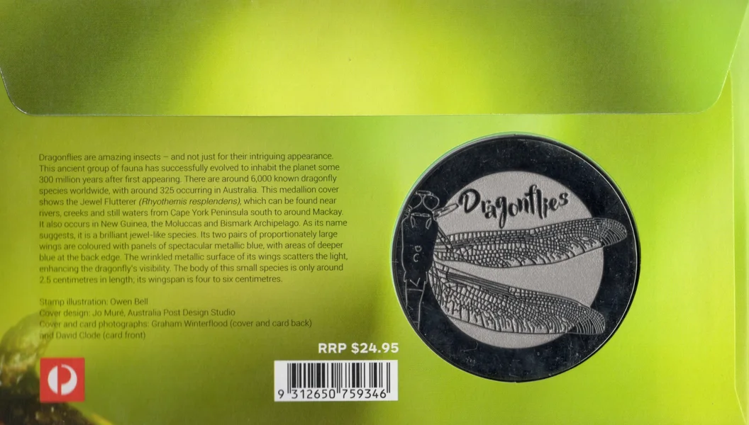 2017 Amazing Living Things - Dragonflies Medallion PMC