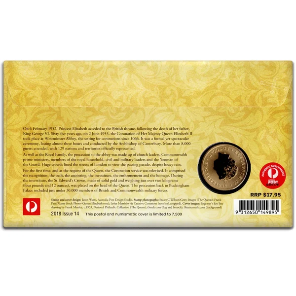 2018 $1 65th Anniversary of the Coronation of Queen Elizabeth II