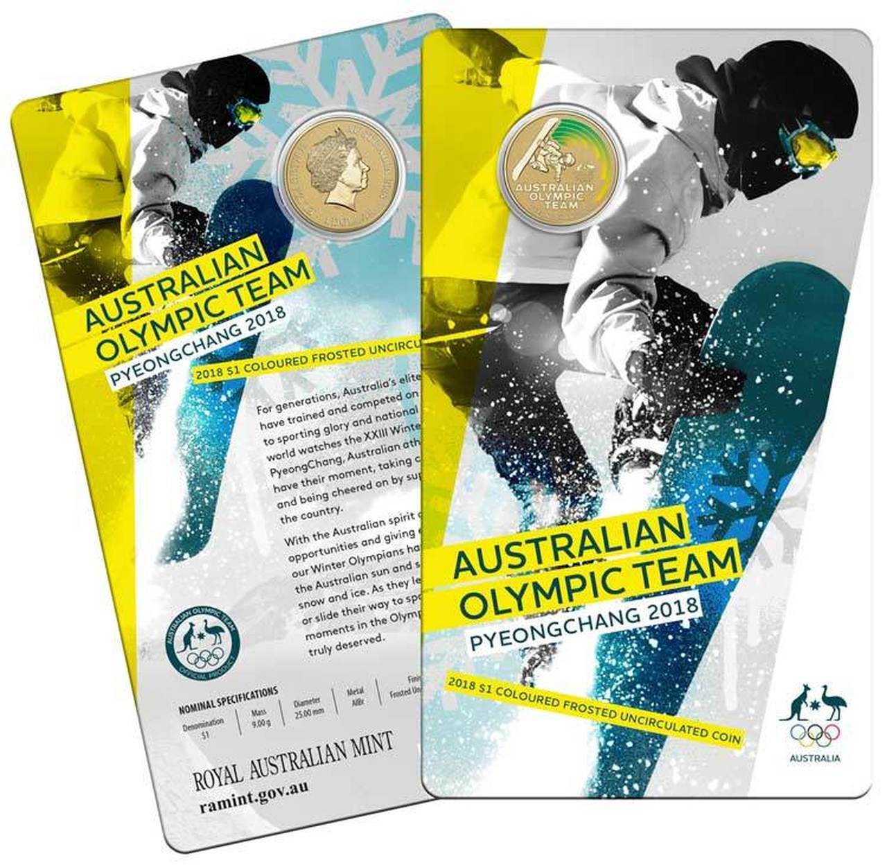 2018 $1 Pyeongchang Winter Olympic Games