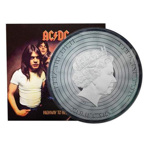 2018 1/2oz AC/DC Highway to Hell Silver Proof