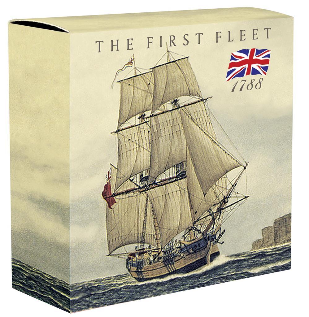 2018 2oz First Fleet Silver Proof Coin