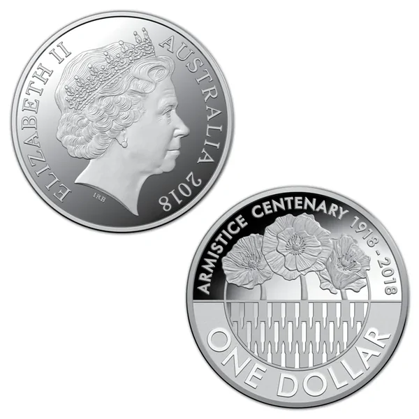 2018 Armistice Centenary 3 Coin Silver Proof Set