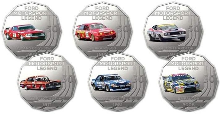 2018 50c Ford High Octane Seven Coin Tin