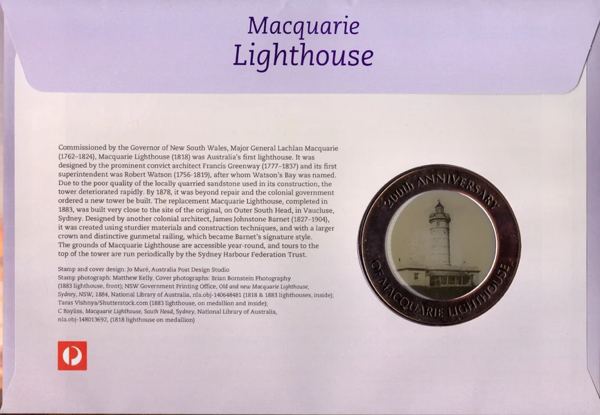 2018 200th Anniversary of Macquarie Lighthouse PMC