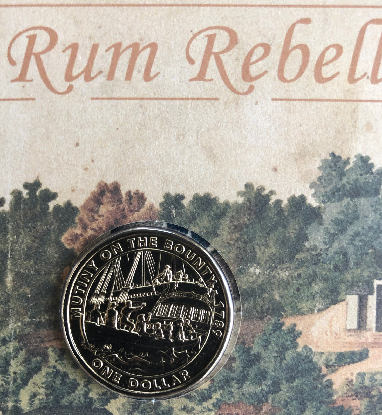 2019 PNC - Rum Rebellion $1 with ERROR Incorrect Coin