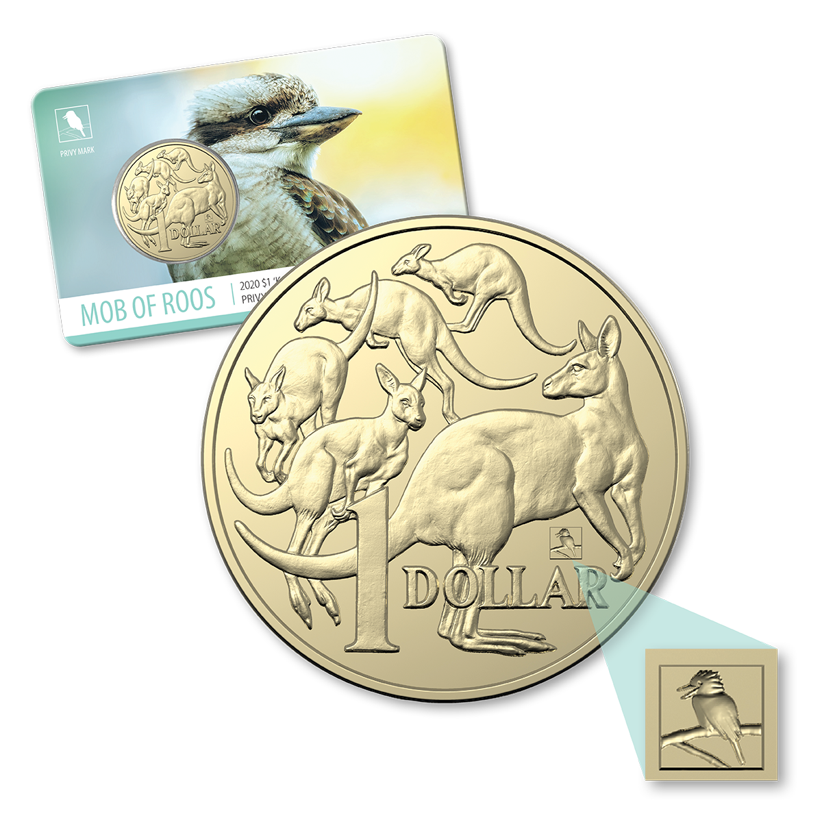 2020 $1 Kookaburra, ANDA Sydney Coin Show Issue
