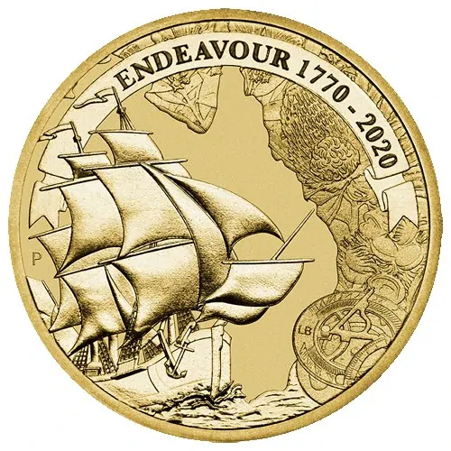 2020 $1 Navigating History Endeavour Voyage PNC